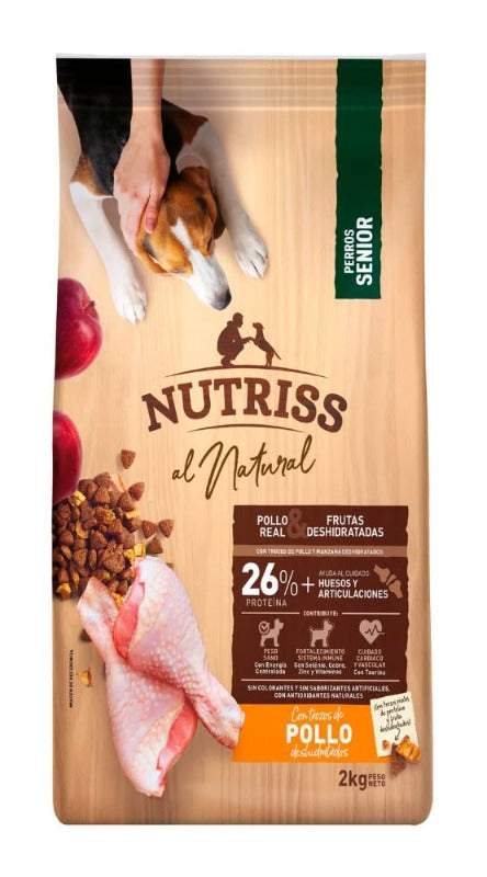 NUTRISS AL NATURAL SENIOR POLLO X 2 KG