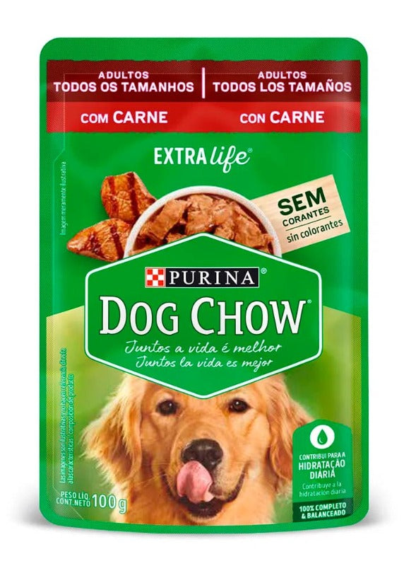 DOG CHOW POUCH CARNE X 100 GR