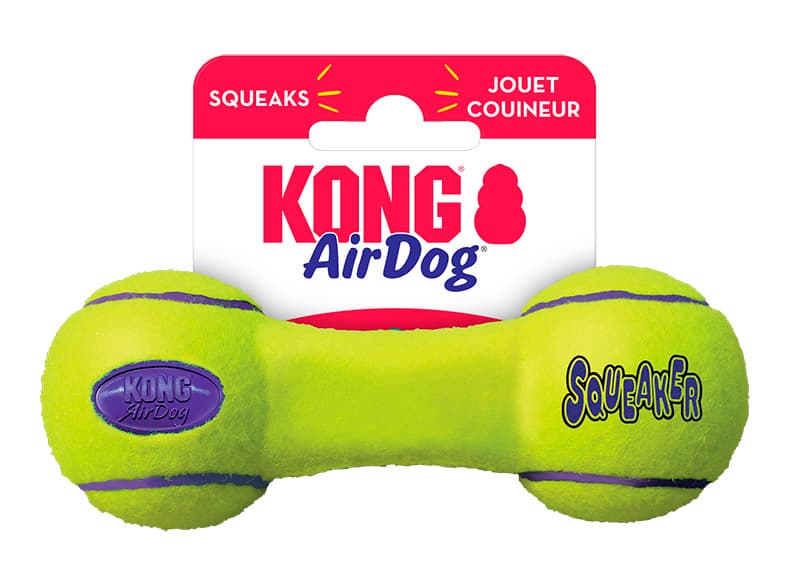 KONG PERRO AIRDOG SQUEAKER DUMBBELL LARGE