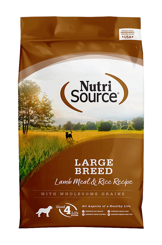 NUTRI SOURCE LARGE BREED ADULT LAMB & RICE 13,6 KG