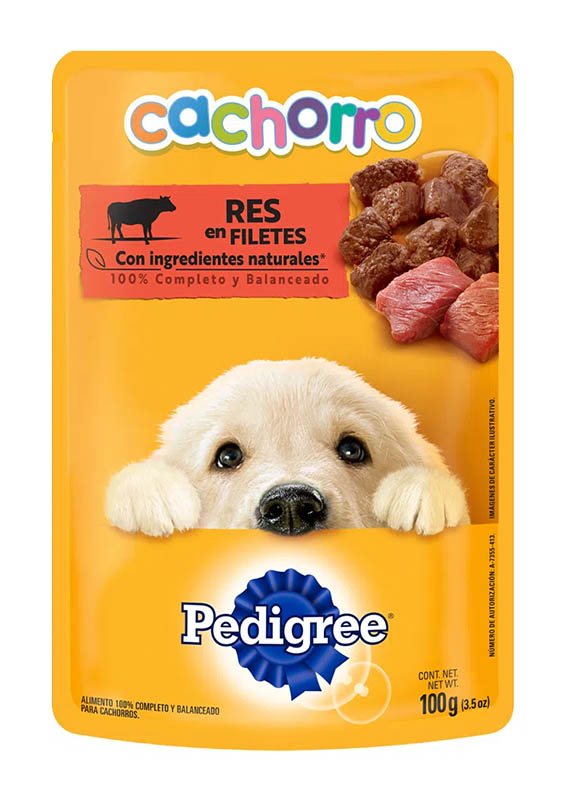 PEDIGREE POUCH CACHORRO CARNE X 100 GR