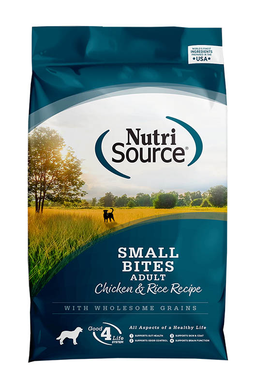 NUTRI SOURCE SMALL BITES ADULT CHIKEN & RICE