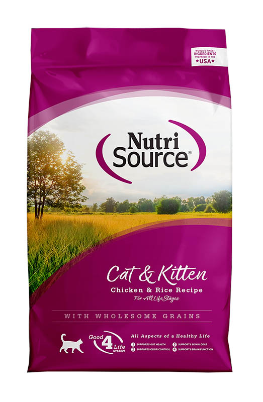 Comida Para Gato Nutri Source Cat & Kitten Chicken & Rice Recipe