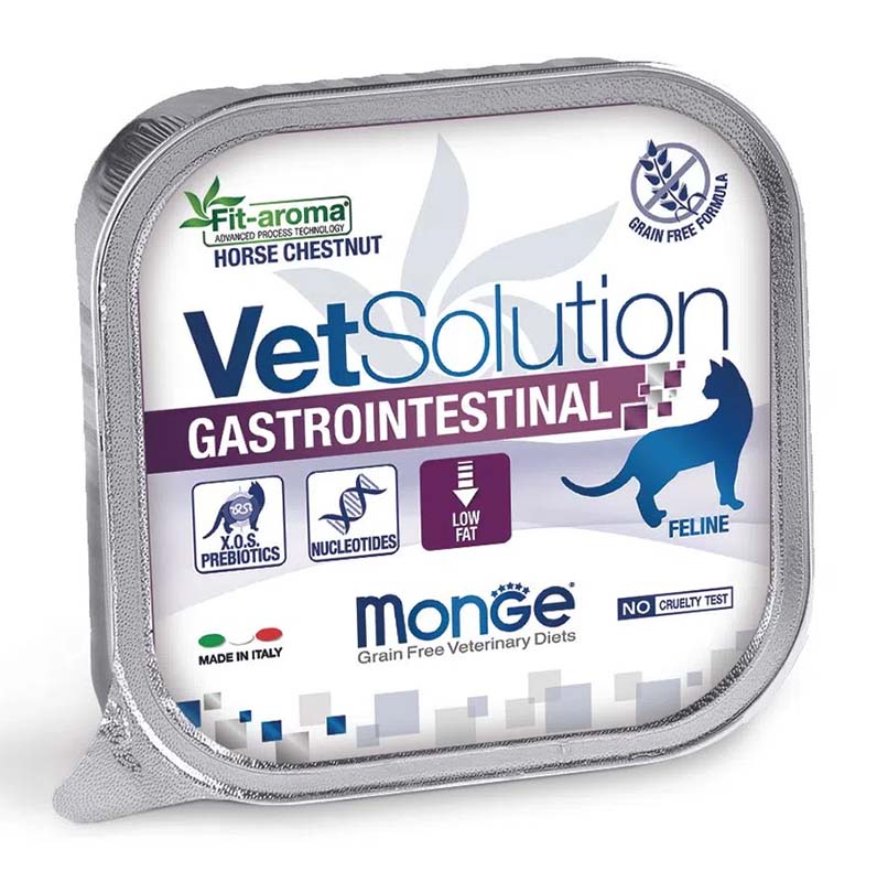 MONGE VETSOLUTION GASTROINTESTINAL CAT X 100 GR