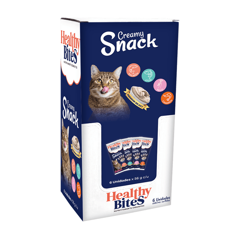 Snacks Para Gato Healthy Cream x 6 Und
