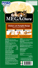 Snack Mega Para Perro Churu Sabor Pollo y Calabaza 4 Und