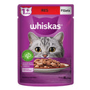 Comida Húmeda Para Gato Adulto Whiskas Pouch Carne X 85 Gr