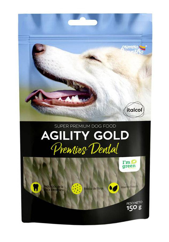 AGILITY GOLD PREMIOS DENTAL X 150 GR