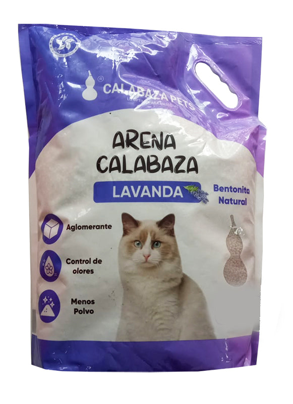 ARENA CALABAZA PETS AROMA LAVANDA