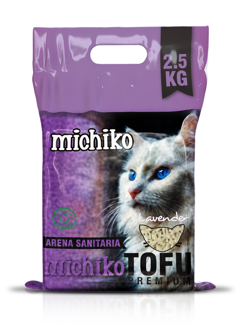 Arena Michiko Tofu Ecológica Lavanda x 2.5 kg