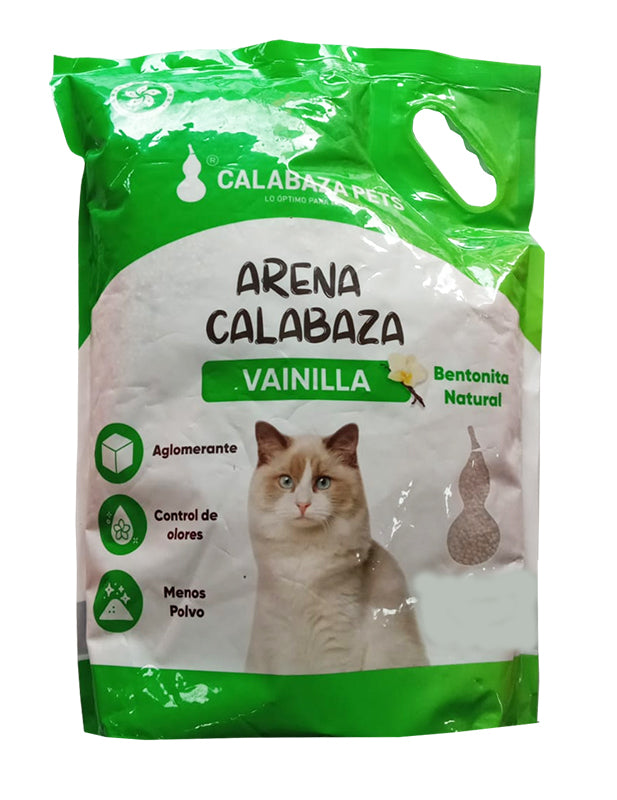 ARENA CALABAZA PETS AROMA A VAINILLA