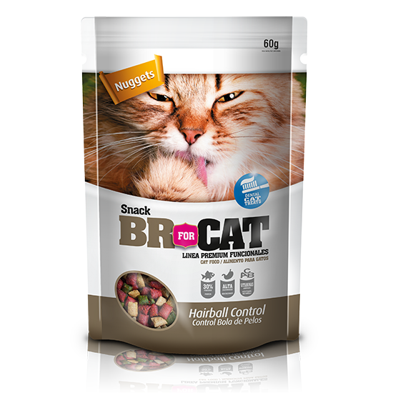 BR FOR CAT SNACK BOLAS DE PELO X 60 GR