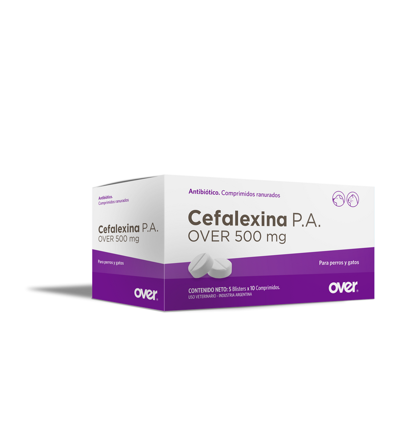 CEFALEXINA OVER 500MG X 10 TAB