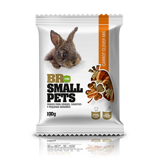 GALLETAS SMALL PETS CARROT CLOVER X 100 GR