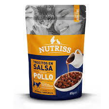 Snack Para Gato Adulto Nutriss Pouch Pollo X 85 Gr