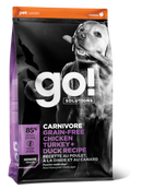 GO! CARNIVORE Receta de Pollo, Pavo y Pato para Perros Senior