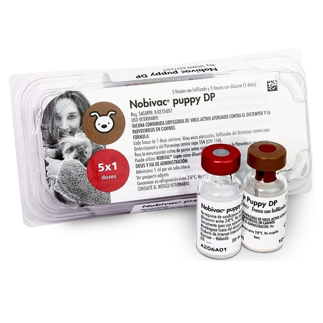 Nobivac Puppy DP (MOQ/PARV) Iny Fco x 1 Dosis