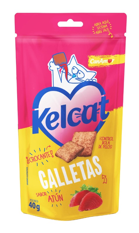 GALLETAS KELCAT CANAMOR ATUN X 40 GR