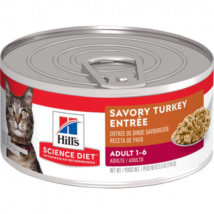 Comida para Gato Hills Adult Turkey 5.5 Onz