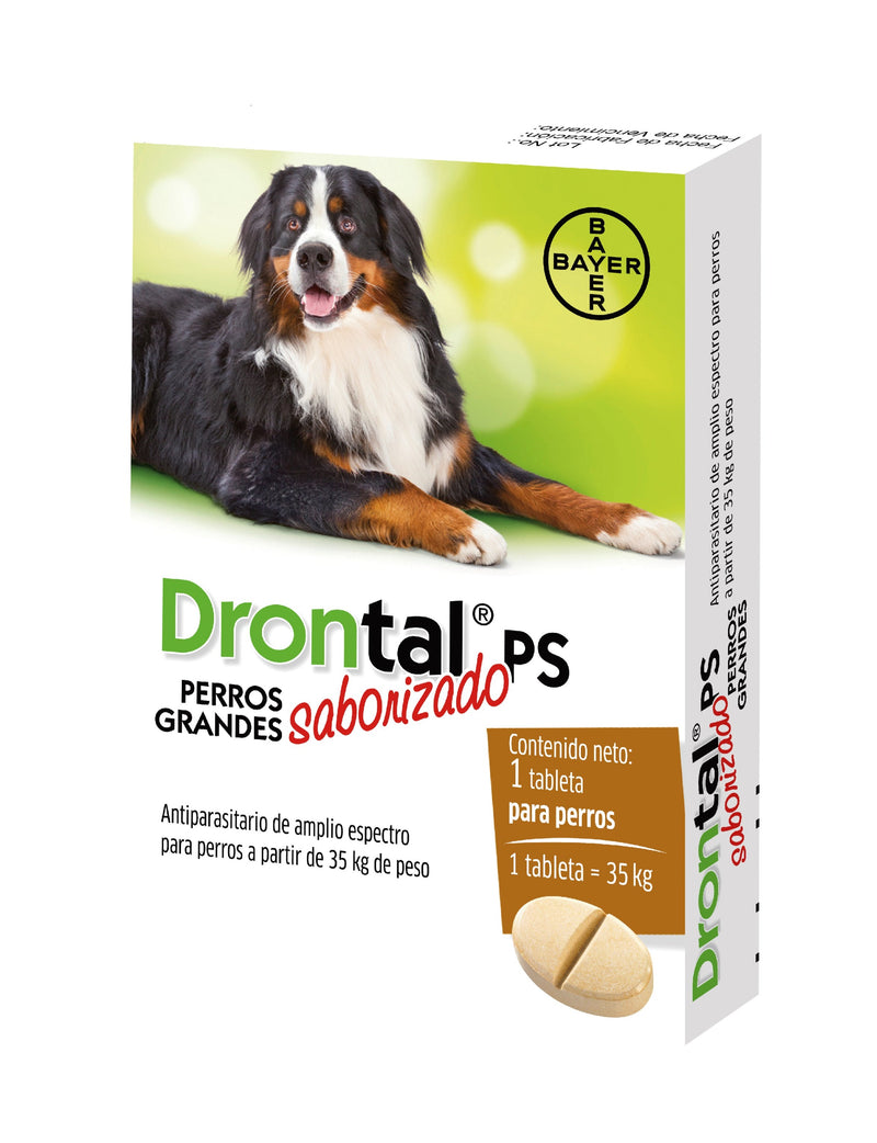 Desparasitante Para Perro Grandes Drontal Ps Caja 1 Tableta