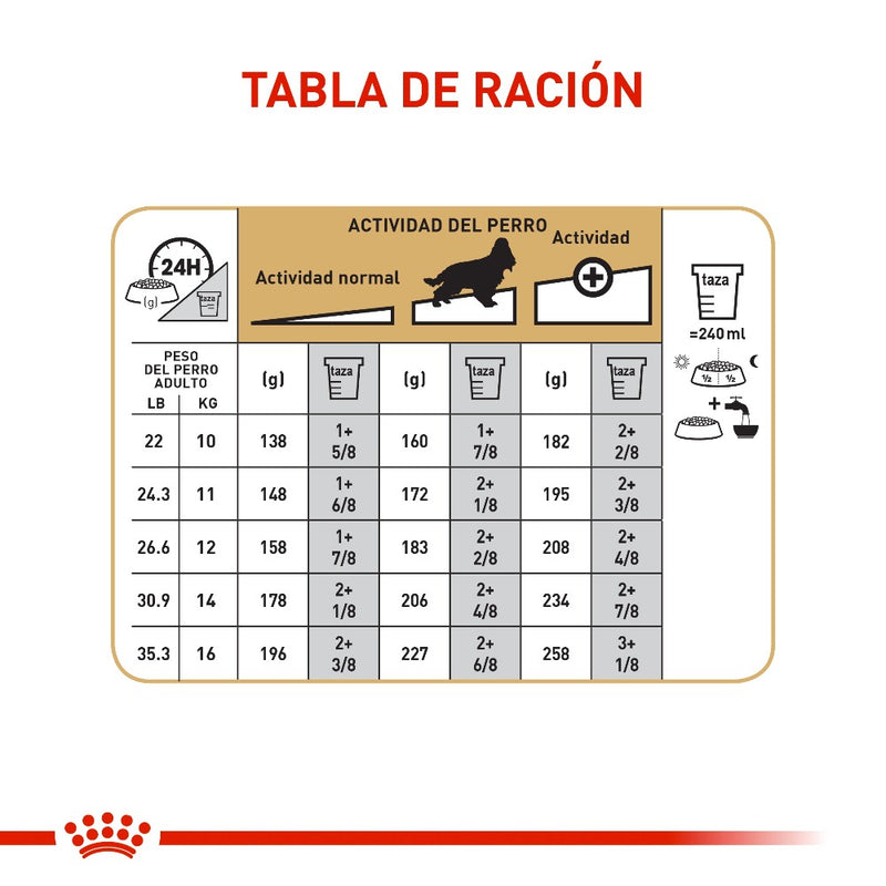 ROYAL CANIN COCKER ADULTO X 3 KG