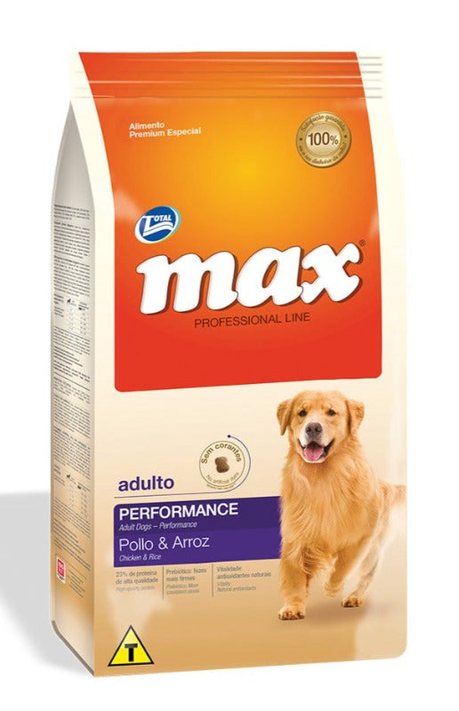 MAX PERFORMANCE ADULTO POLLO & ARROZ