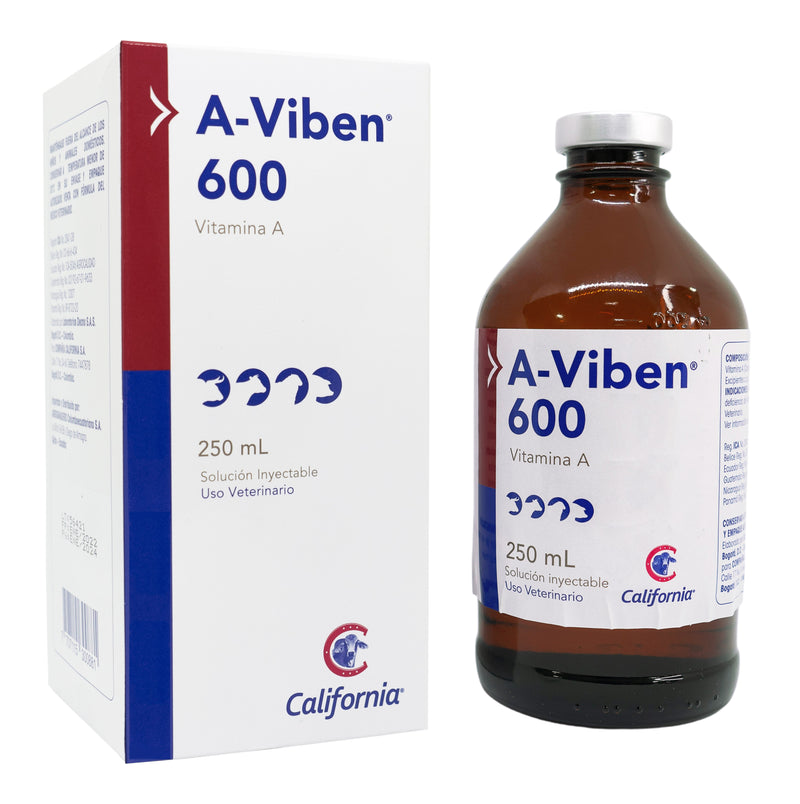 A-VIBEN 600 INYECTABLE FRASCO X 250 ML