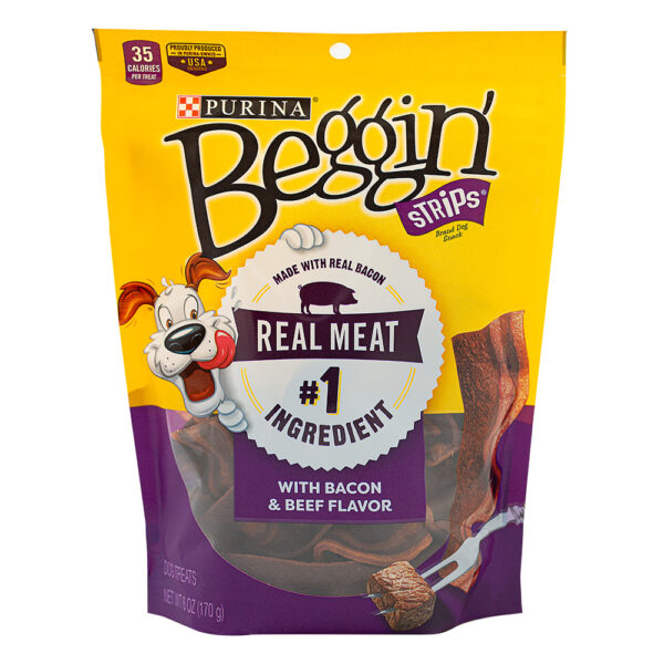 BEGGIN STRIPS WHIT BACON & BEEF X 170 GR