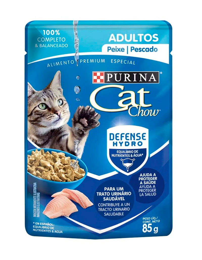 CAT CHOW POUCH AD PESCADO X 85 GR