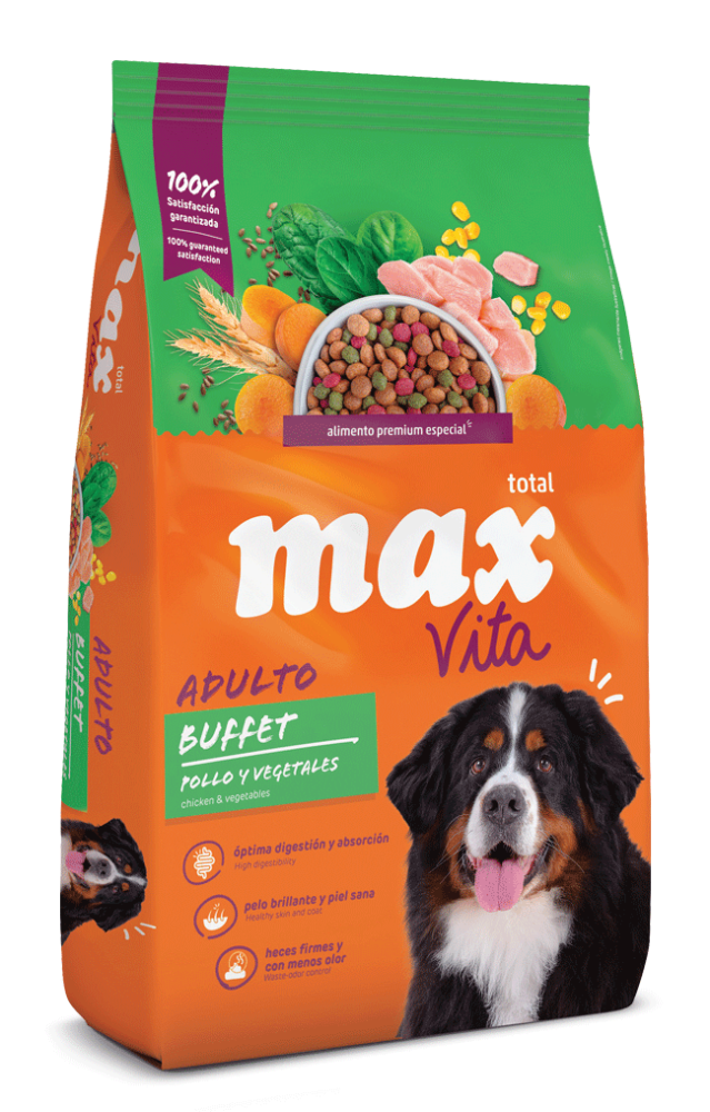 MAX VITA ADULTO BUFFET FRANGO Y VEGETALES