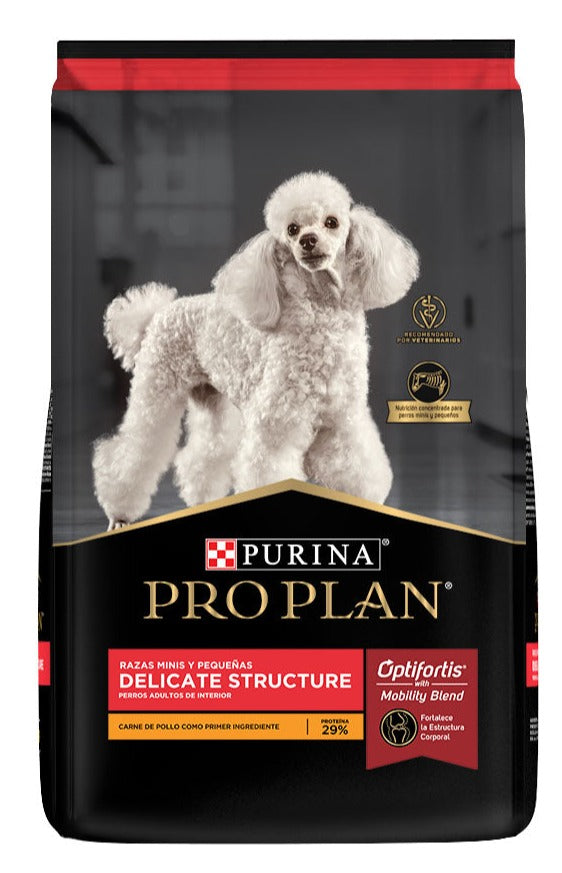 PRO PLAN ADULTO DELICATE STRUCTURE RAZAS PEQUEÑAS X 3 KG