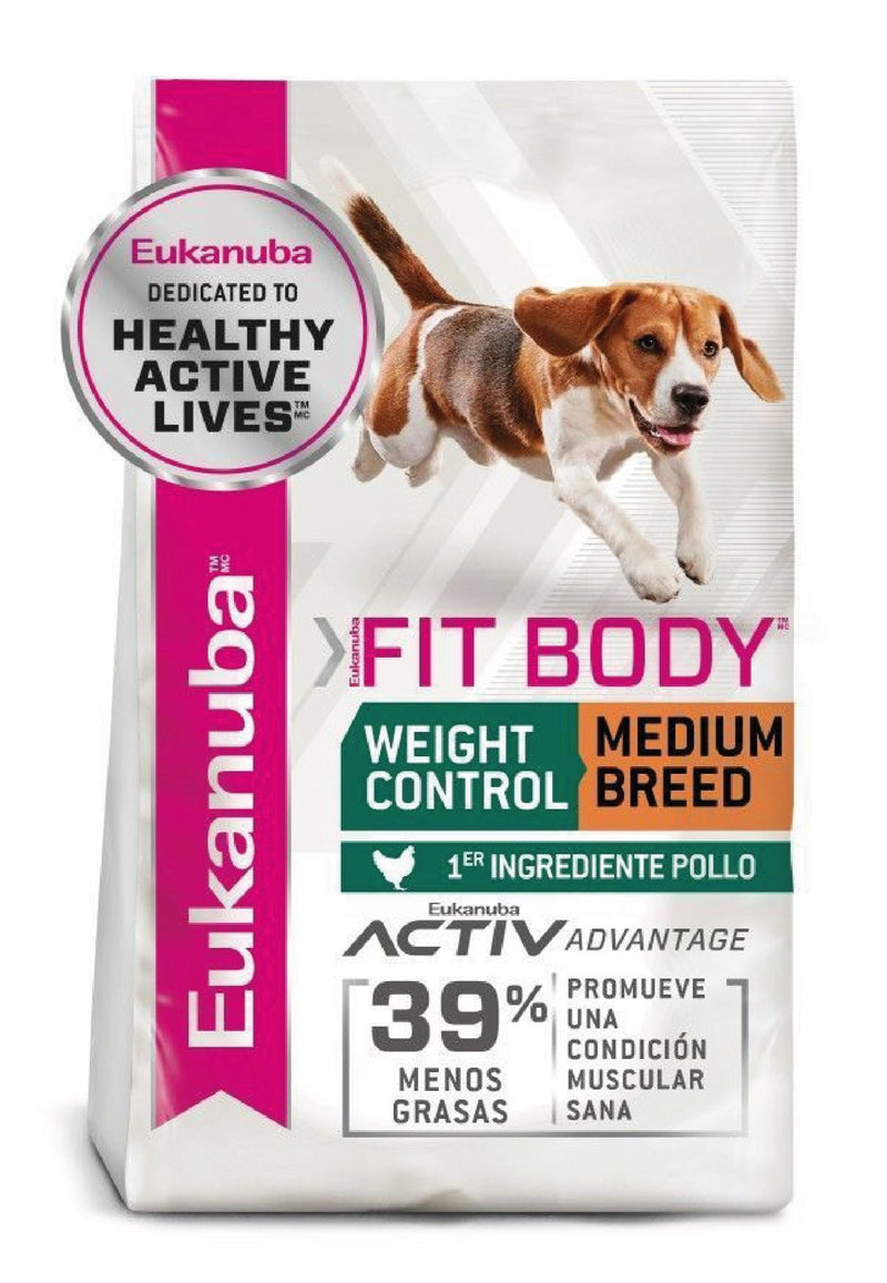 EUKANUBA MEDIUM ADULT FIT BODY