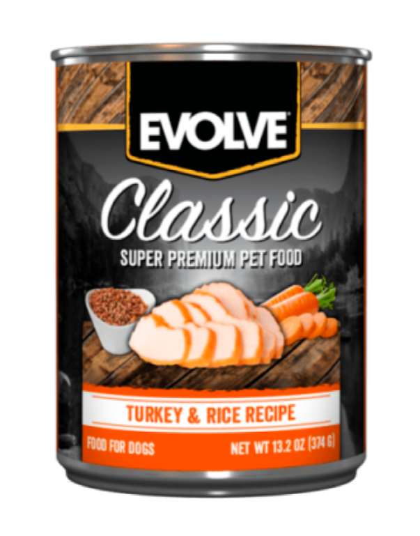 EVOLVE DOG LATA PAVO 13.2 OZ