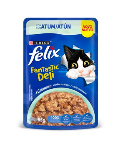 FELIX POUCH FANTASTIC DELI ATUN X 85 GR