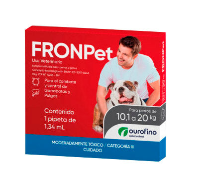 FRONPET PERROS X 1.34 ML (10.1-20 KL)