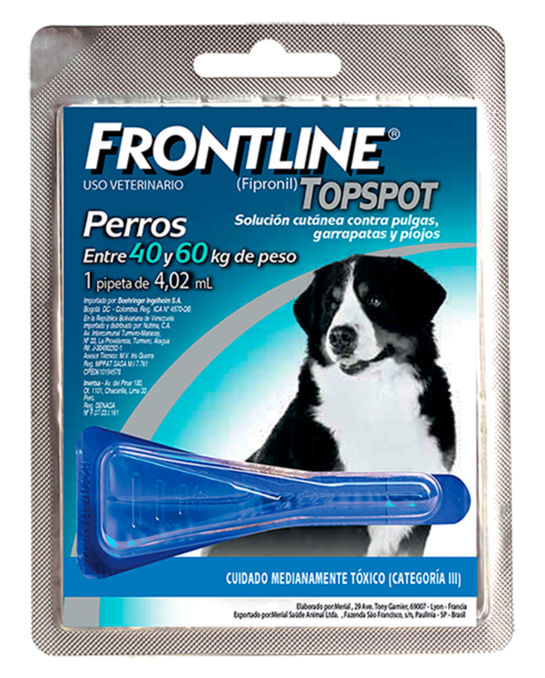 FRONTLINE PIPETA PARA PERROS DE MAS DE 40 KILOS