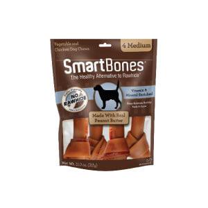 SMARTBONES PEANUT MEDIUM 4PK