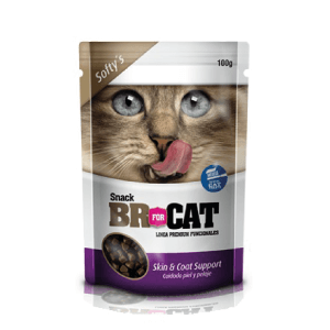 BR SNACK CAT SKIN & COAT SUPPORT 100 GR