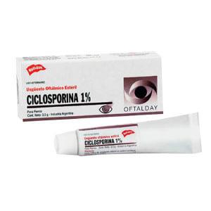 Ciclosporina Ungüento Oftálmico Perro y Gato 1% 3.5mg