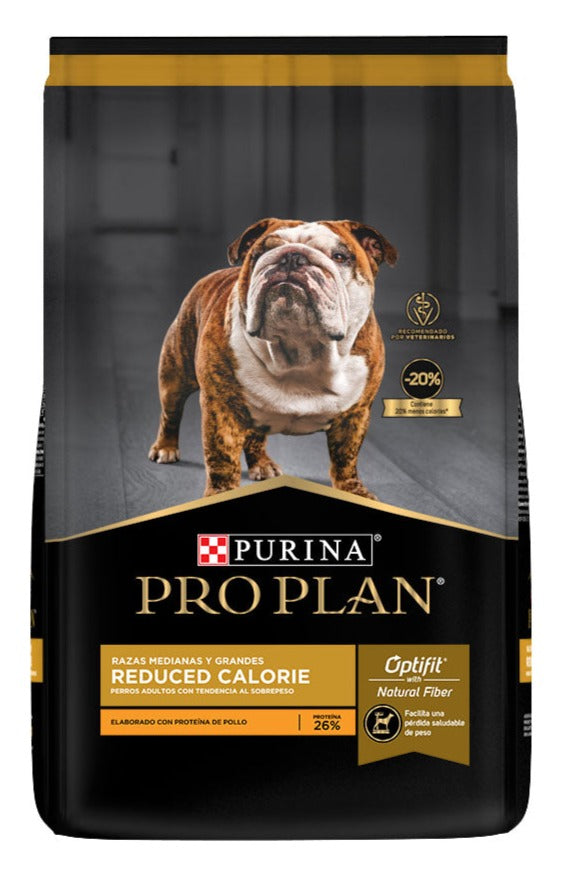 Comida Para Perro Pro Plan Reduced Calorie Razas Medianas Y Grandes X 3 Kg