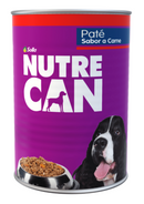 Comida Húmeda Para Perro Nutrecan Paté Carne X 300 Gr