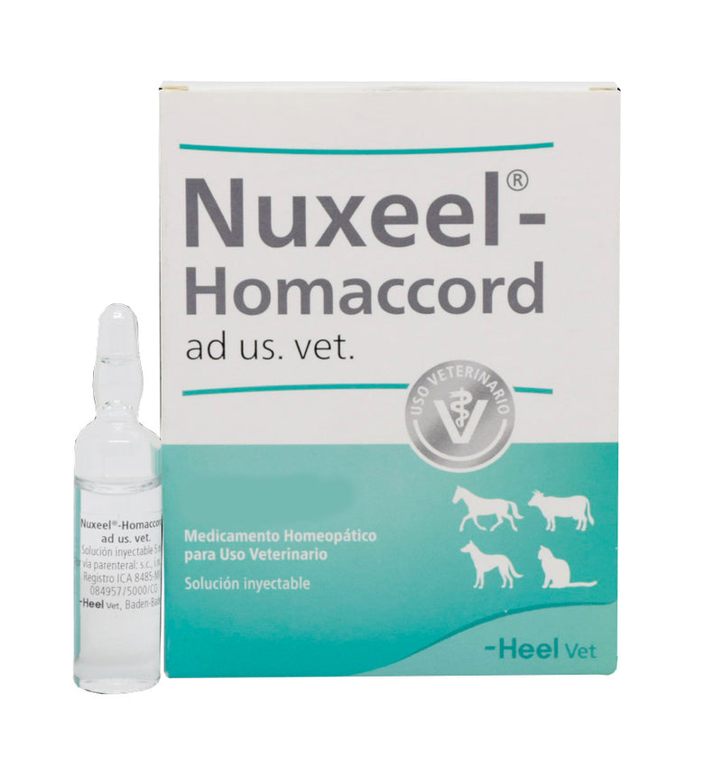 NUXEEL HOMACCORD AD US VET. AMPOLLA X 5 ML