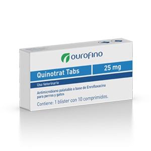 QUINOTRAT 25 MG CAJA X 10 TABLETAS