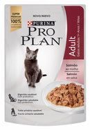 Comida Húmeda Para Gato Adulto Pro Plan Pouch Cat Salmon X 85 Gr