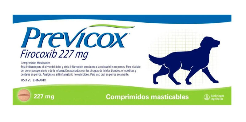 PREVICOX DOG 227 MG ORLA CAJA X 30 TABLETAS