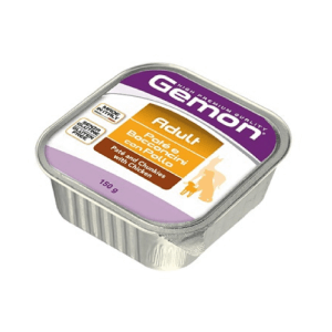 GEMON DOG PATE CHUNKIES AND TURKEY 150G