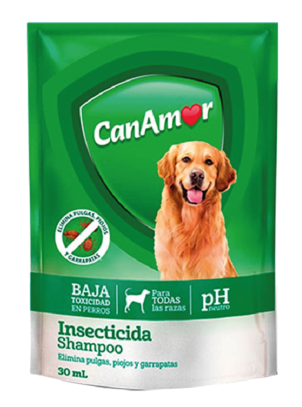 SHAMPOO INSECTICIDA CANAMOR SOBRE X 30 ML