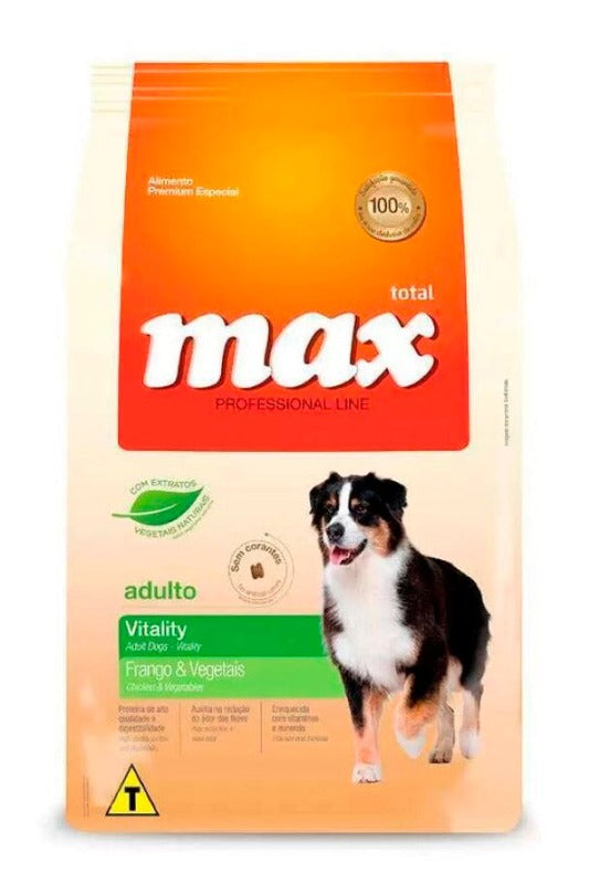 MAX PROFESSIONAL VITALITY ADULTO FRANGO VEGETALES 15 KG