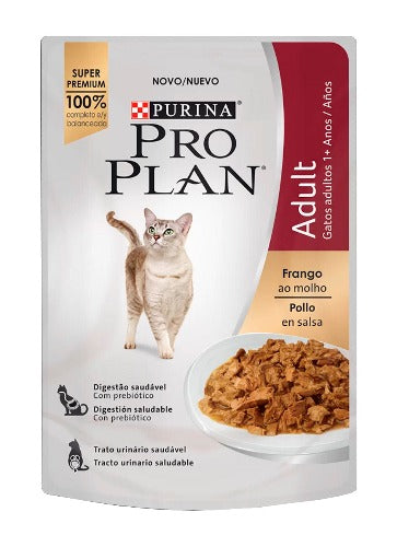 PRO PLAN POUCH ADULTO CAT POLLO X 85 GR