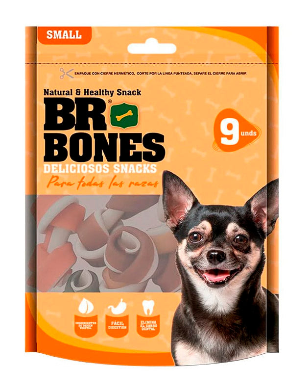 SNACK BR BONES SMALL X 9 UND